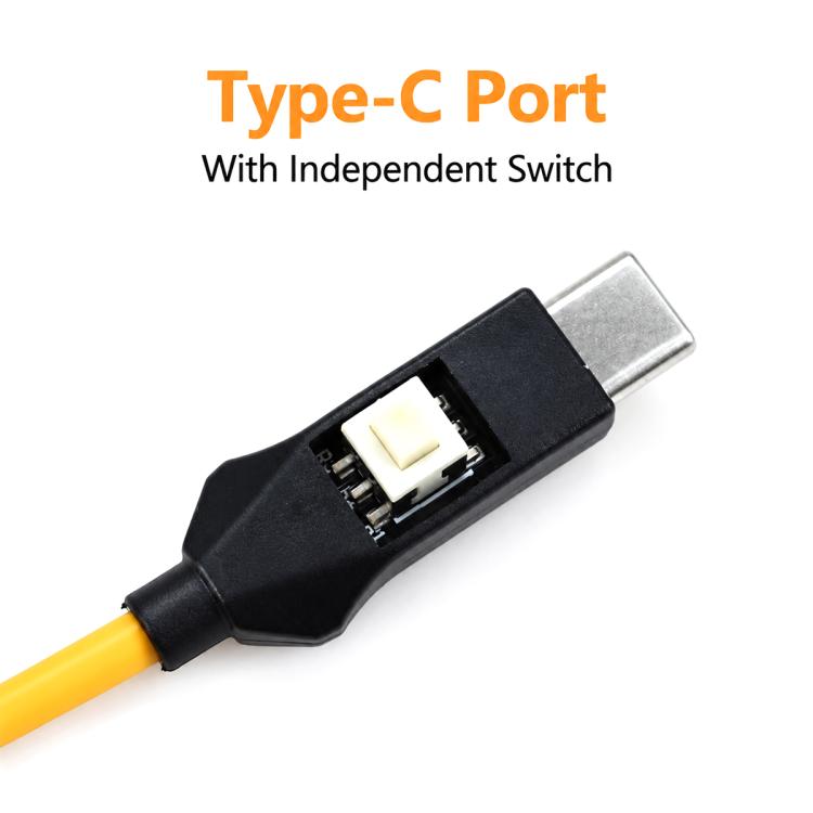 OSS TEAM W216 1.0 Port Engineering Cable with Independent Switch, Compatible with HarmonyOS / Kirin