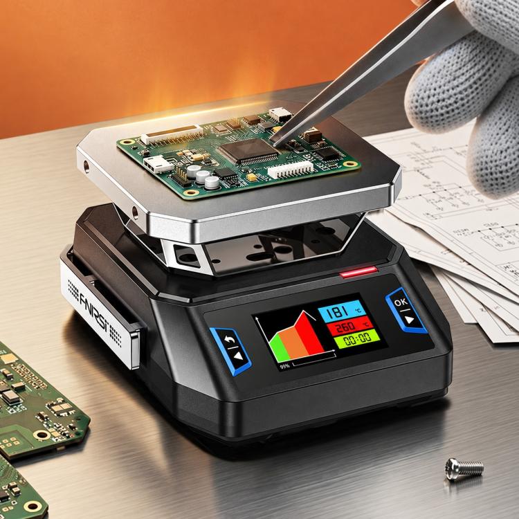 Finiris Smart Heating Plate, Constant Temperature Mini PCB Preheating Station for Mobile Phone Repair, HT-P1A PD3.0 Protocol, HT-P1A 100W US Plug, HT-P1A 100W EU Plug, HT-P1B PD3.1, HT-P1B 100W US Plug, HT-P1B 100W EU Plug