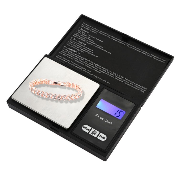 MH-8015 Portable High Precision Electronic Diamond Gold Jewelry Scale  (0.01g~100g), Excluding Batteries, MH-8015 100g