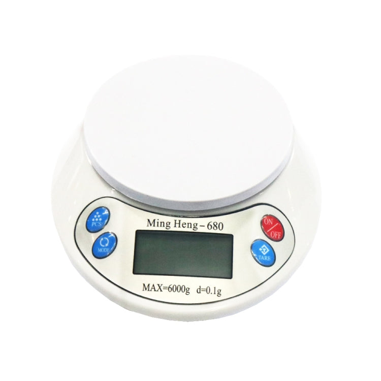 MH-680 6000g x 0.1g 2.2 inch LCD Digital Electronic Kitchen Scale, MH-680 6kg x 0.1g