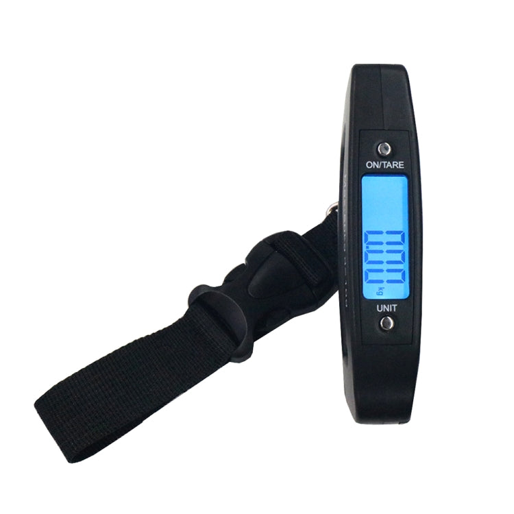 A09 50kg x 10g Handheld Digital Electronic Luggage Belt Scale Balance Device with 1.7 inch LCD Screen, Belt Scale