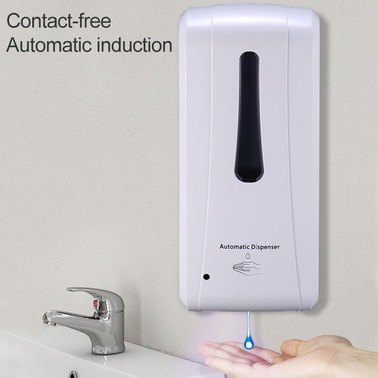 N2001 1000ml Wall-mounted Drip Induction Hand Sanitizer Soap Dispenser with Safety Lock, Soap Dispenser
