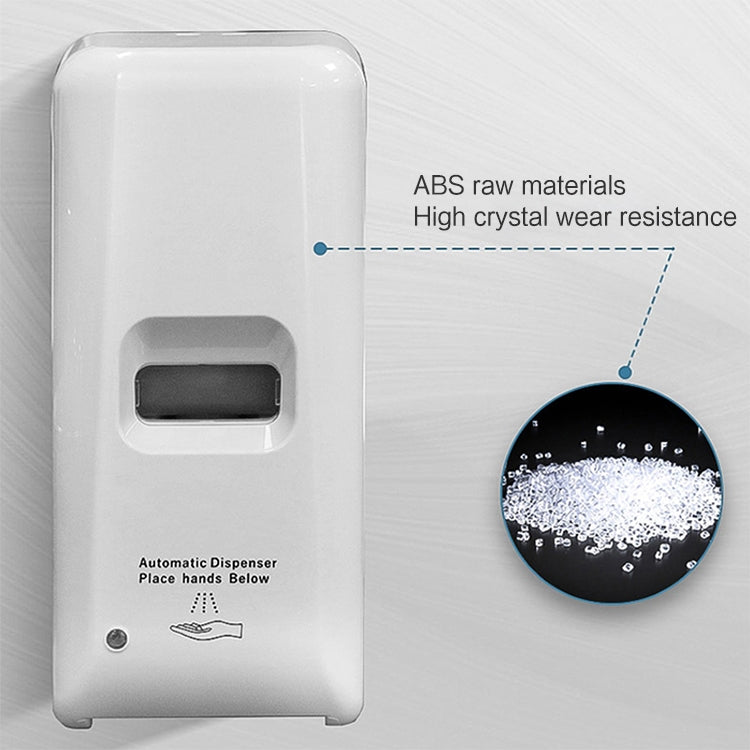 1000ml Wall-mounted Touchless Automatic Infrared Sensor Alcohol Liquid Spray Sanitizer Sterilization Dispenser, 1000ml Wall-mounted Sanitizer