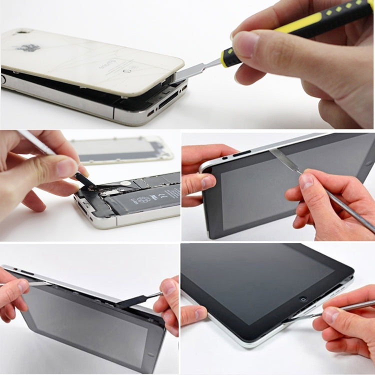Professional Mobile Phone / Tablet PC Metal Disassembly Rods Repairing Tool, Length: 17.5cm, 17.5cm Crowbar