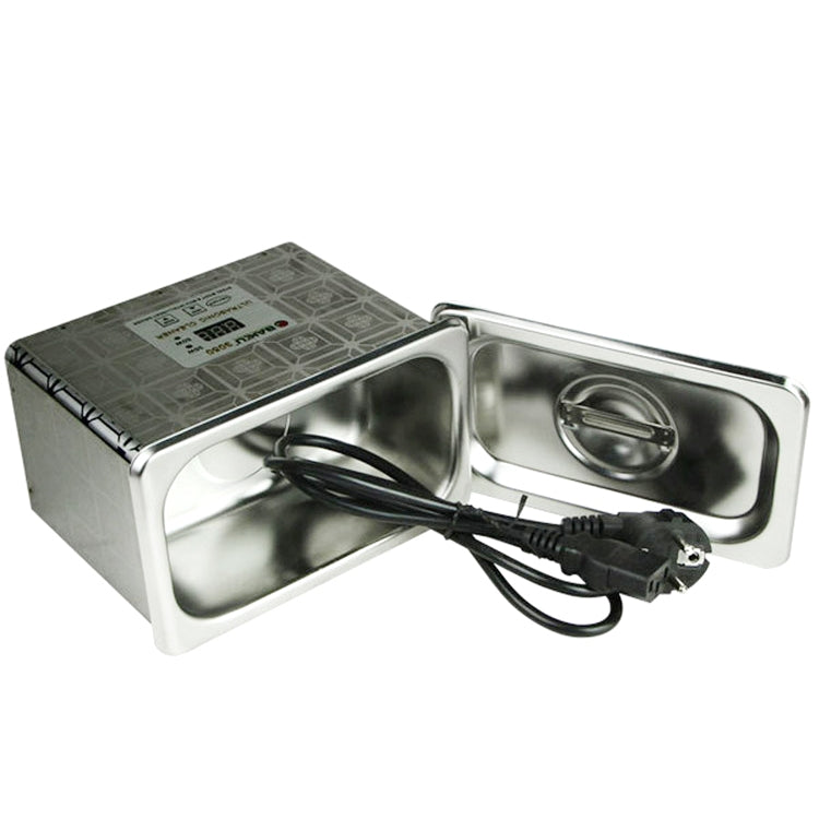 BAKU BK-3050 35W / 50W Adjustable 0.8L LCD Display Ultrasonic Cleaner, AC 110V, BK-3050 35W / 50W 0.8L 110V