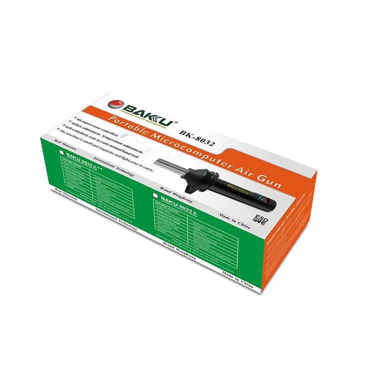 BAKU BK-8032A++ AC 220V 450W LED Display Hot Air Gun, EU Plug, BK-8032A++ AC 220V 450W