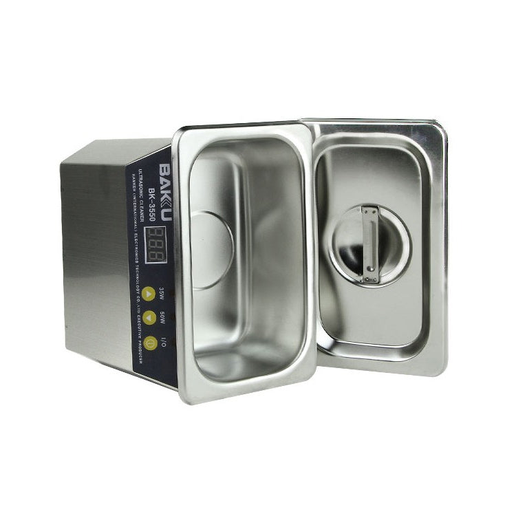 BAKU BK-3550 35W / 50W Adjustable 0.8L LCD Display Ultrasonic Cleaner, AC 110V, US Plug, BK-3550 35W / 50W 0.8L 110V