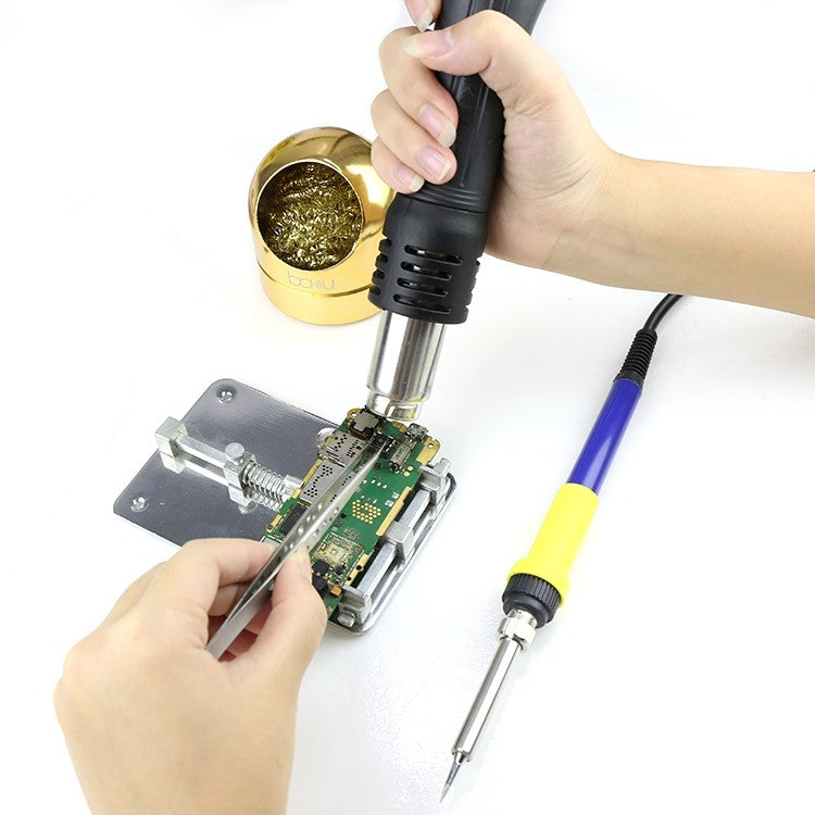 BAKU BK-878L2 AC 110V LED Display 2 in 1 Hot Air Gun Soldering Iron Soldering Station, BK-878L2 AC 110V