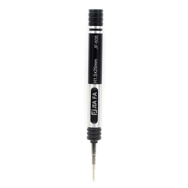 JF-608-H1.5 Metal Mobile Phone Repair Tool Hexagon Head Screwdriver, H1.5 Torx