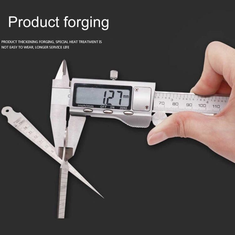 Wedge Feeler Gap 45-60mm Stainless Steel Ruler Inspection Taper Gauge Metric Measure Tool, 45-60mm Metric