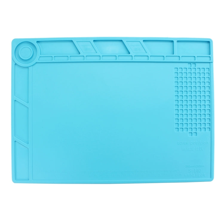 Maintenance Platform High Temperature Heat-resistant Repair Insulation Pad Silicone Mats, Size: 34.8cm x 25cm, S-140 (34.8cm x 25cm)