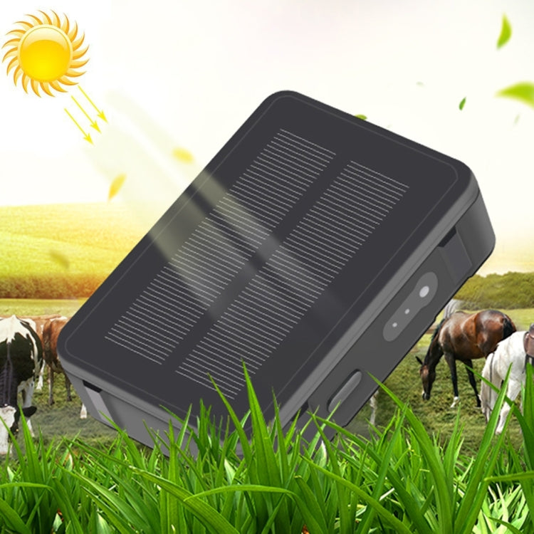 RF-V34 Sheep Cow Cattle Livestock IP67 Waterproof Solar GSM GPS WiFi Tracking without Fixed Bottom Plate, Support Voice Monitoring & Anti-remove Alarm & SOS, GPS WiFi Tracking