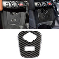 Car F Chassis Cigarette Lighter Cover Panel Carbon Fiber Decorative Sticker for BMW Mini Cooper F55 / F56 / F57, For BMW Mini F54