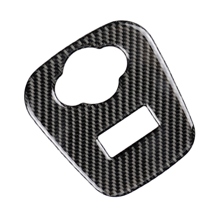 Car F Chassis Cigarette Lighter Cover Panel Carbon Fiber Decorative Sticker for BMW Mini Cooper F55 / F56 / F57, For BMW Mini F54