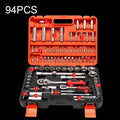 94 In 1 Multi-function Car Repair Combination Toolbox Ratchet Wrench Set, 94 In 1