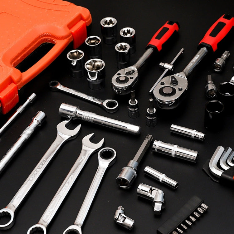 94 In 1 Multi-function Car Repair Combination Toolbox Ratchet Wrench Set, 94 In 1