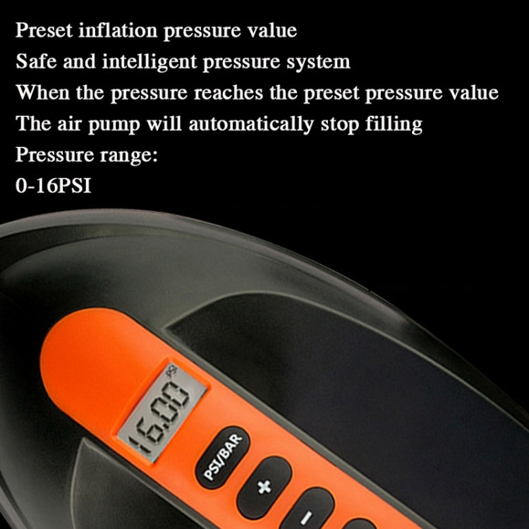 HT-781 16PSI Paddle Board Electric Air Pump 12V Vehicle Power Supply, HT-781