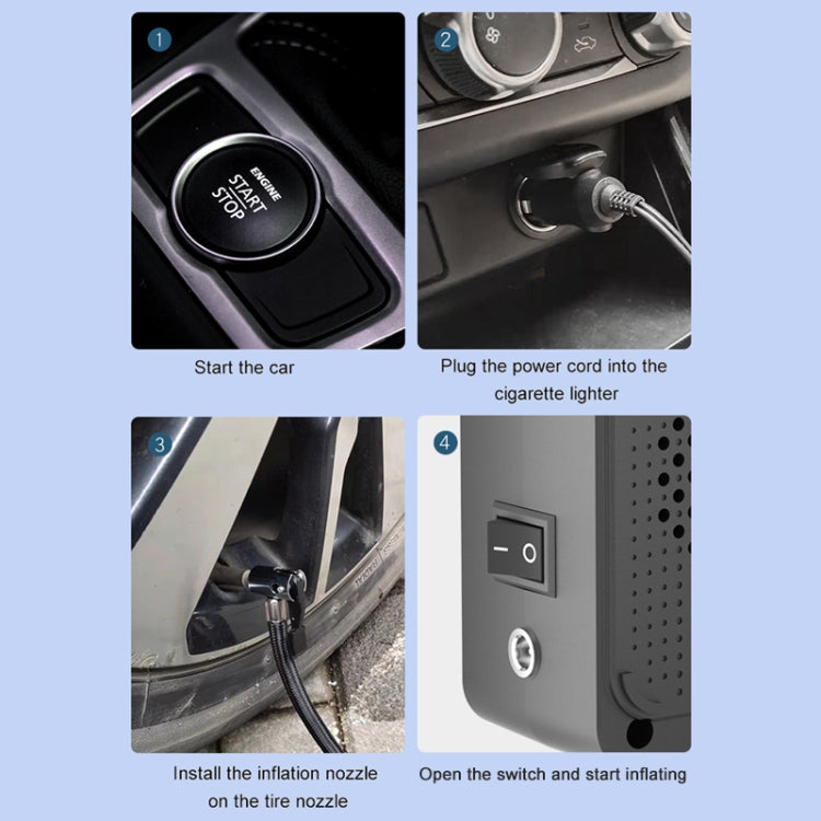 12V Portable Car Tire Air Pump Style:Mechanical Version, Mechanical Version
