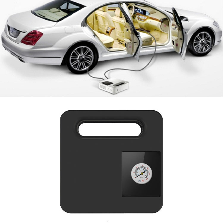 12V Car Air Pump Car Portable Tire Electric Pump, Style:Mechanical Version, Mechanical Version(Black)