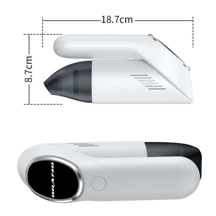 Portable Hand-held Folding Vacuum Cleaner, Folding White