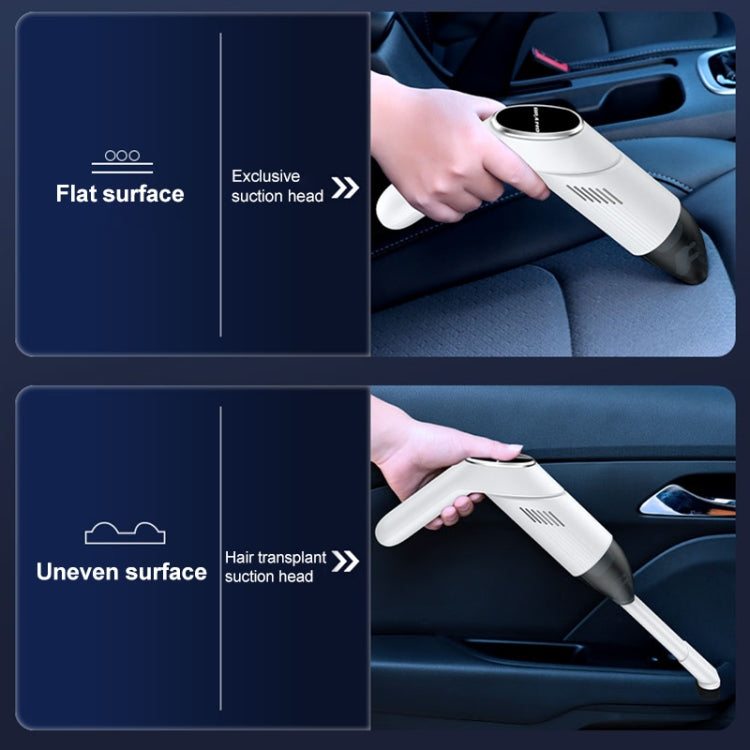 Portable Hand-held Folding Vacuum Cleaner, Folding White