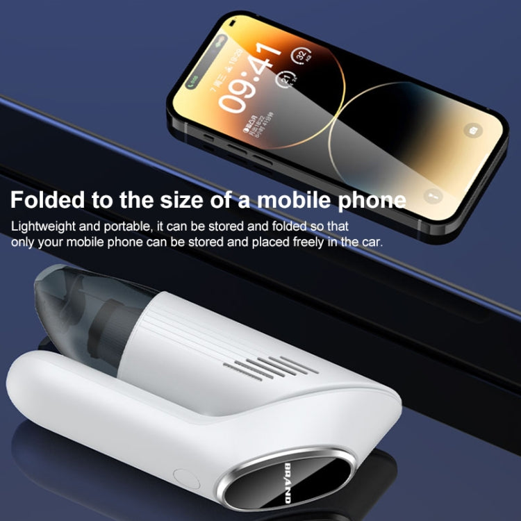 Portable Hand-held Folding Vacuum Cleaner, Folding White