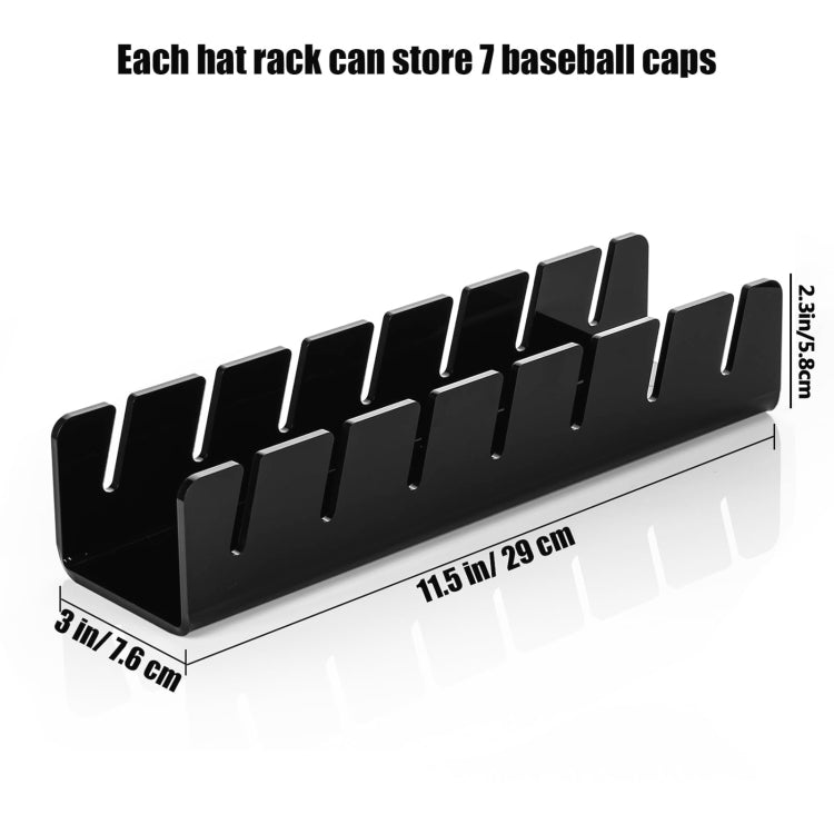 YX017 Acrylic Baseball Cap Display Stand, YX017