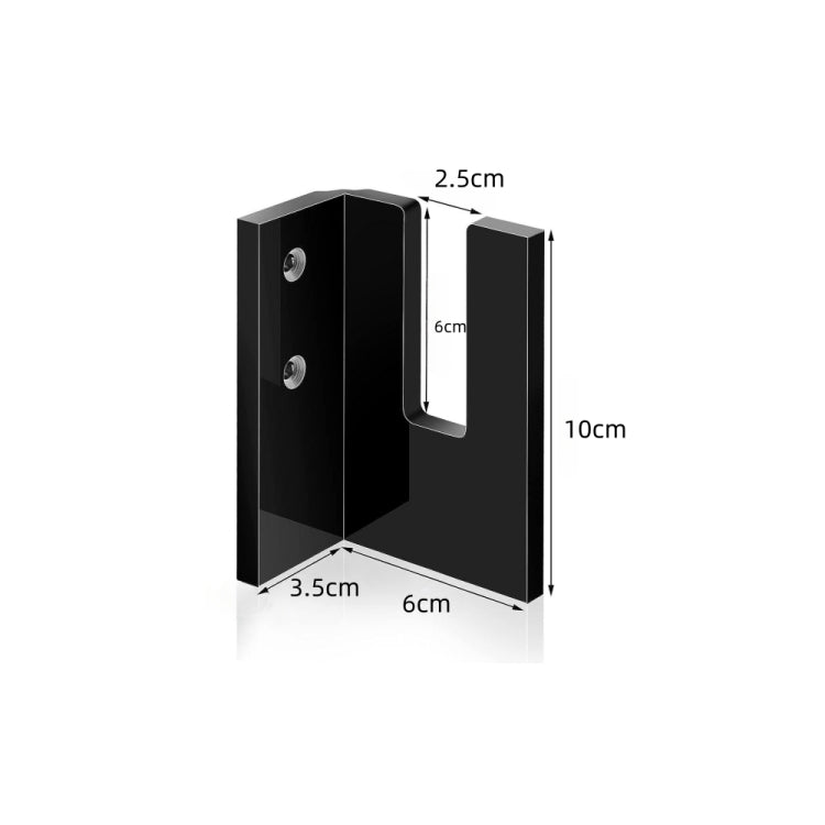 1 Pair YX028-1 Skateboard Wall-Mounted Display Holder, 1 Pair YX028-1