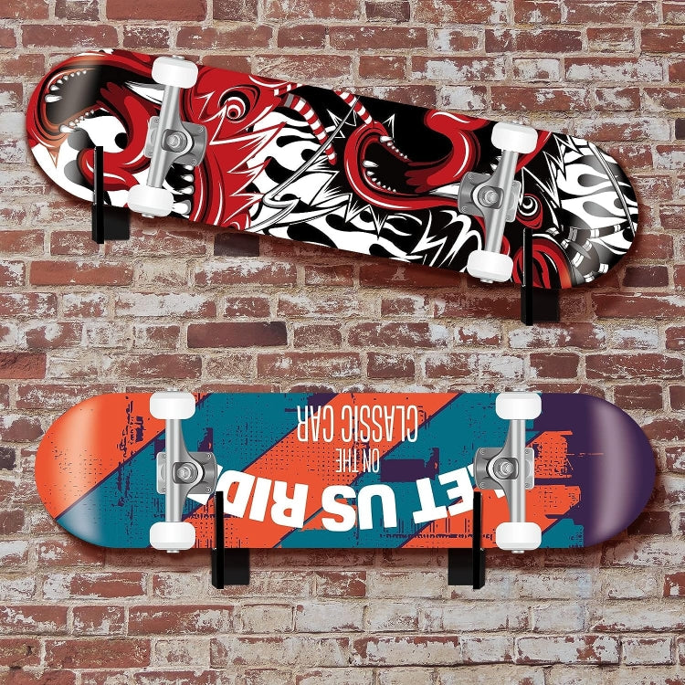 1 Pair YX028-1 Skateboard Wall-Mounted Display Holder, 1 Pair YX028-1