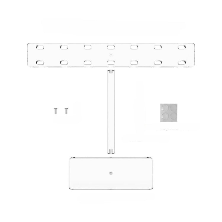 2pcs YX045 Acrylic Glasses Desktop Storage Display Stand, 2pcs