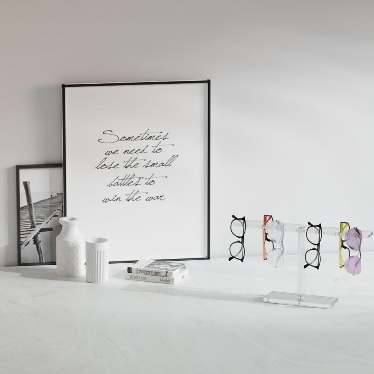 2pcs YX045 Acrylic Glasses Desktop Storage Display Stand, 2pcs