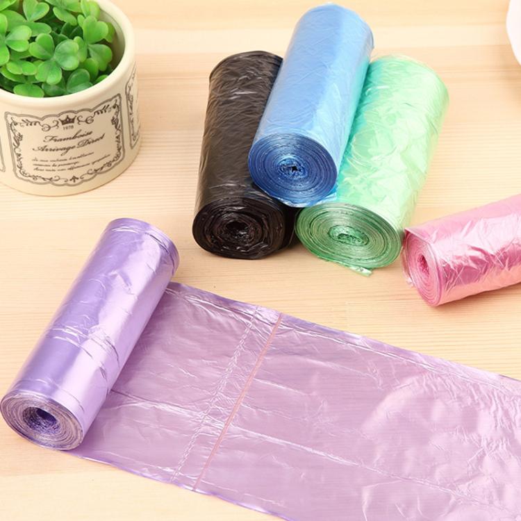 10 Rolls Household Colour Thickening Big Garbage Bags (30pcs Per Roll), Random Color Delivery, Size:45x50cm, 10 Rolls Garbage Bag
