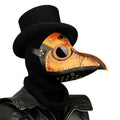 HG090 Halloween Two-color Stitching Beak Shape Mask, Two-color Stitching