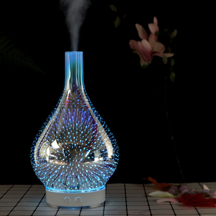 Mini 100ml Household Humidifier Ultrasonic Creative Purification 3D Glass Aromatherapy Machine Automatic Alcohol Sprayer, AU Plug, HC0387AU, HC0387EU, HC0387UK, HC0387US