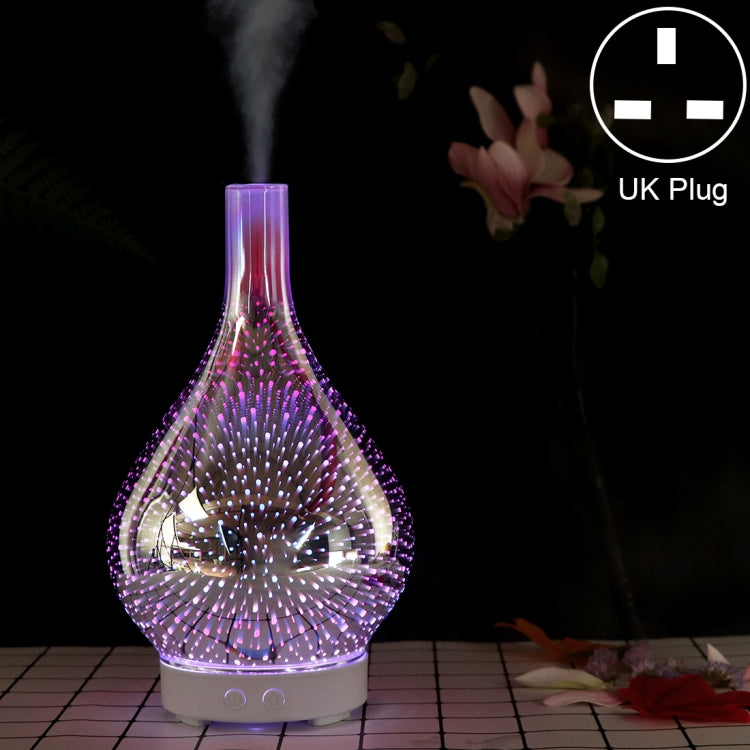 Mini 100ml Household Humidifier Ultrasonic Creative Purification 3D Glass Aromatherapy Machine Automatic Alcohol Sprayer, AU Plug, HC0387AU, HC0387EU, HC0387UK, HC0387US