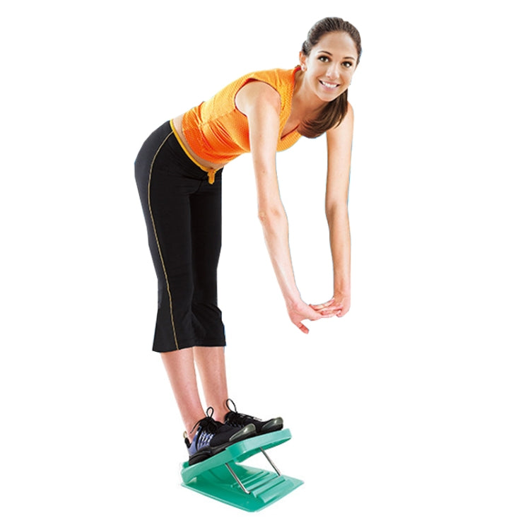 Foldable Stretching Plantar Massage Pedal Standing Body Sculpting Stretching Panels Wedge, Size: 27*30.5cm (Blue-green), Foldable Massage Pedal (Blue-green)