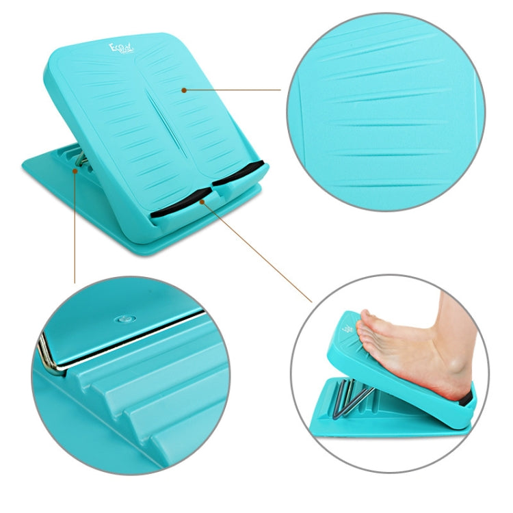 Foldable Stretching Plantar Massage Pedal Standing Body Sculpting Stretching Panels Wedge, Size: 27*30.5cm (Blue-green), Foldable Massage Pedal (Blue-green)