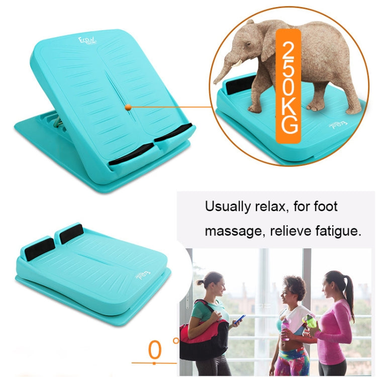 Foldable Stretching Plantar Massage Pedal Standing Body Sculpting Stretching Panels Wedge, Size: 27*30.5cm (Blue-green), Foldable Massage Pedal (Blue-green)