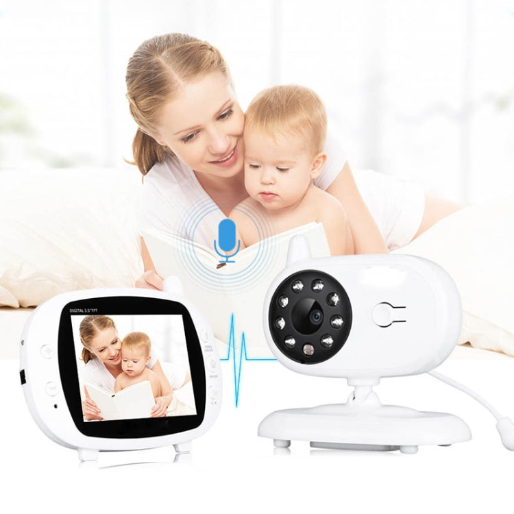 BM-850 3.5 inch LCD 2.4GHz Wireless Surveillance Camera Baby Monitor with 8-IR LED Night Vision, Two Way Voice Talk, BM-850