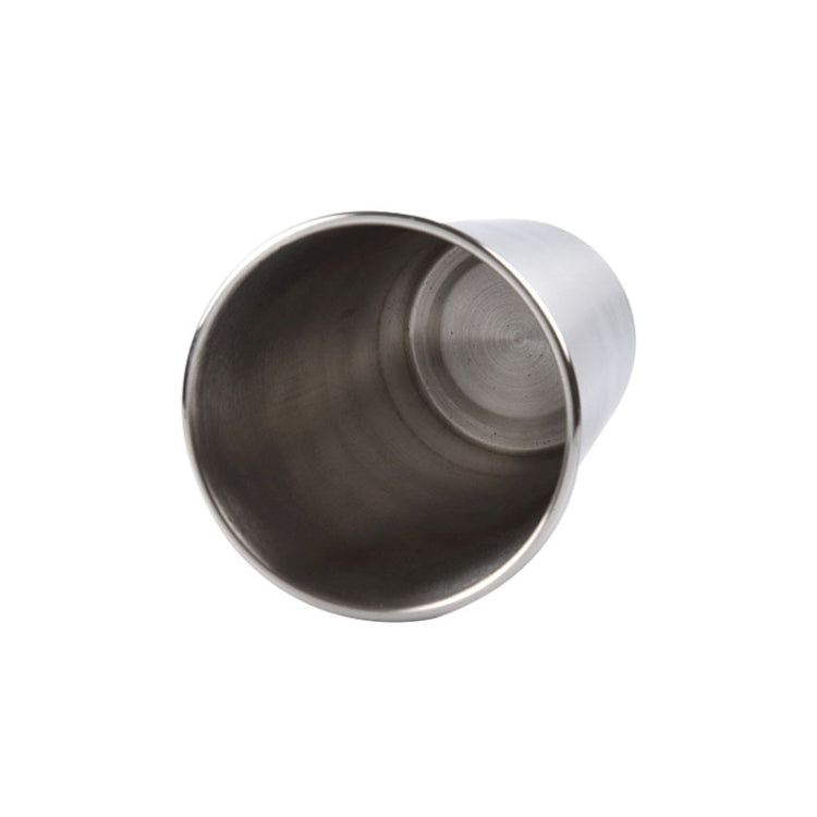 5 PCS 30ml Single Wall Electropolished Stainless Steel Brief Wine Cup(Silver 30ml), 30ml