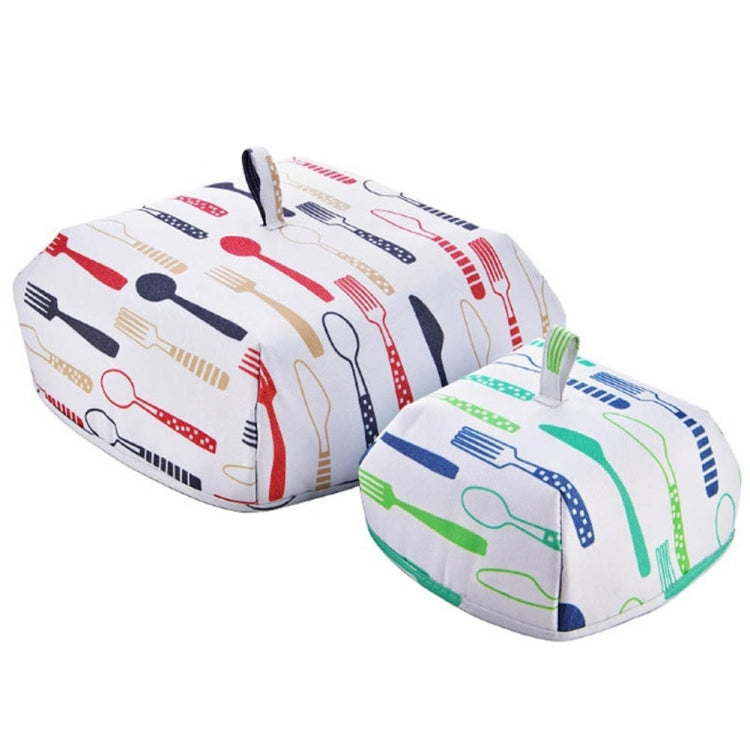 Foldable Thickened Aluminum Foil Food Heat Preservation Cover, Size: L (37 x 37 x 15cm), Size: L Red
