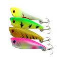 HENGJIA Artificial Fishing Lures Popper Bionic Fishing Bait with Hooks, Length: 7 cm, Random Color Delivery, Length: 7 cm