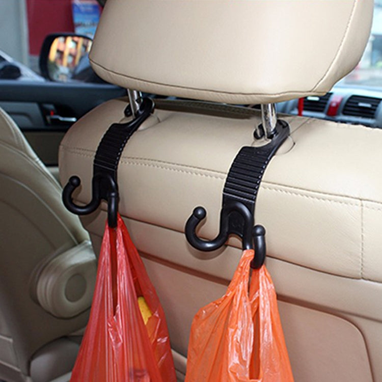 2 PCS Young Player Claw Shape Durable Car Seat Back Hook Trunk Bag Hanger Holder Auto Headrest Luggage Hook, Car Seat Back Hook
