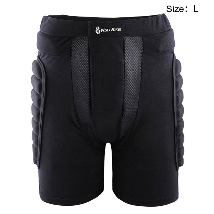 WOLFBIKE Adult  Skiing Skating Snowboarding Protective Gear Outdoor Sports Hip Padded Shorts, Size : L, Size : L