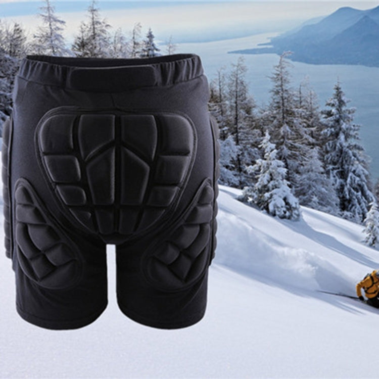 WOLFBIKE Adult  Skiing Skating Snowboarding Protective Gear Outdoor Sports Hip Padded Shorts, Size : L, Size : L