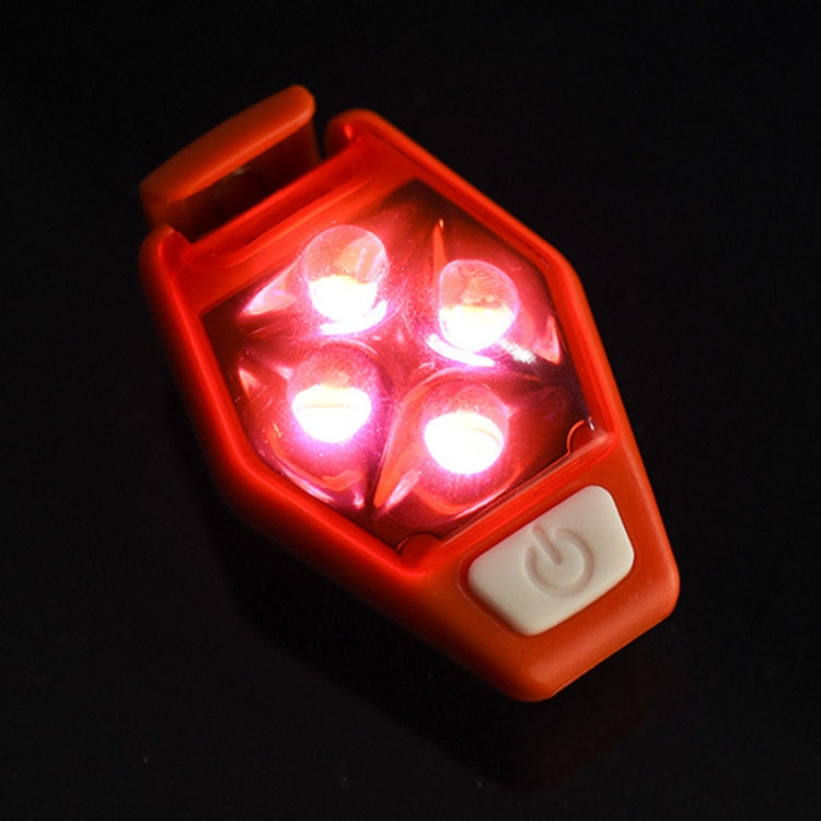Multifunctional Outdoor Bicycling Running Warning Light Bicycle Taillight LED Back Clip Light, LED Back Clip Light(Red), LED Back Clip Light(White), LED Back Clip Light(Black), LED Back Clip Light(Purple)