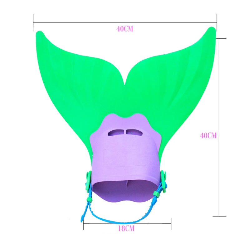 Mermaid Swim Fin Adjustable Diving Monofin Swimming Foot Flipper for Kids, Diving Monofin (Pink), Diving Monofin (Green), Diving Monofin (Blue)