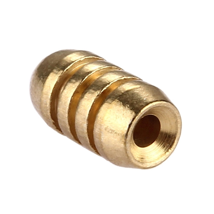 2g Threaded Copper Bullet Fishing Sinker Fishing Weights Soft lure Accessory, 2g