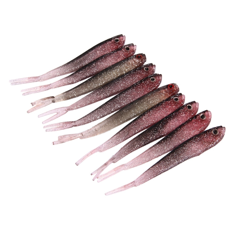 10 PCS Small Sequins Fish Shape Fishing Lures Artificial Fishing Bait, Length: 12.5cm, Length: 12.5cm