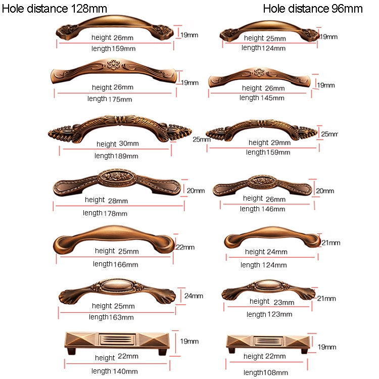 6005-96 American Pastoral Coffee Retro Cabinet Handle, 6005-96